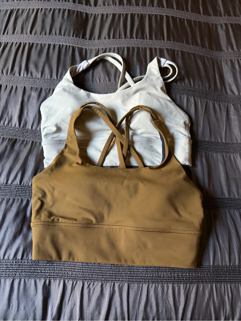 lululemon athletica Brown Cross-Back Sports Bra